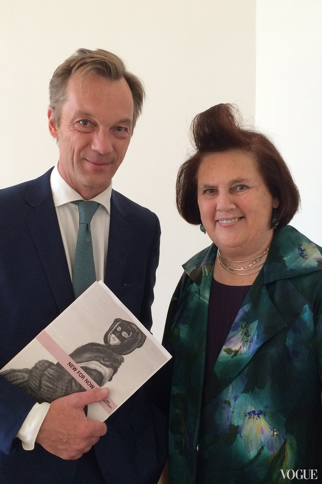 Suzy with Wim Pijbes, general director of the Rijksmuseum