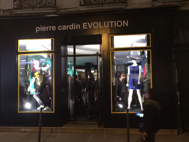 Pierre Cardin store, Evolution, in the Marais