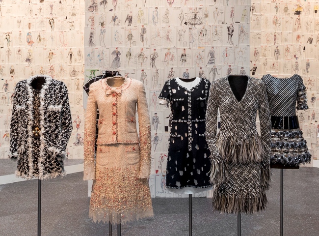 ‘The reinvention of tweed’, from weave to embroidery