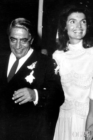 Аристотель Онассис и Жаклин Кеннеди