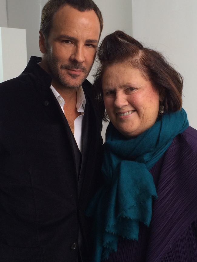 Tom Ford and Suzy Menkes