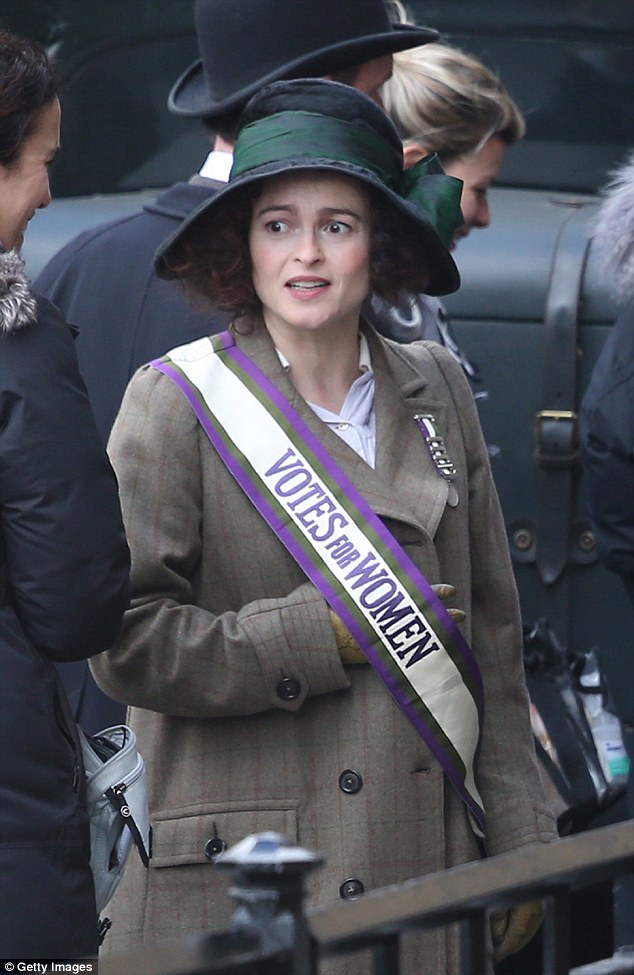 Хелена Бонэм-Картер в роли радикальной феминистки Хелена Бонэм-Картер в роли радикальной феминистки