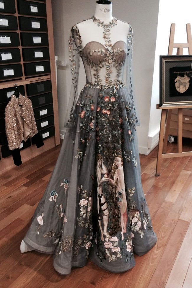 Le Jardin d’Eden dress by Valentino Couture spring 2014