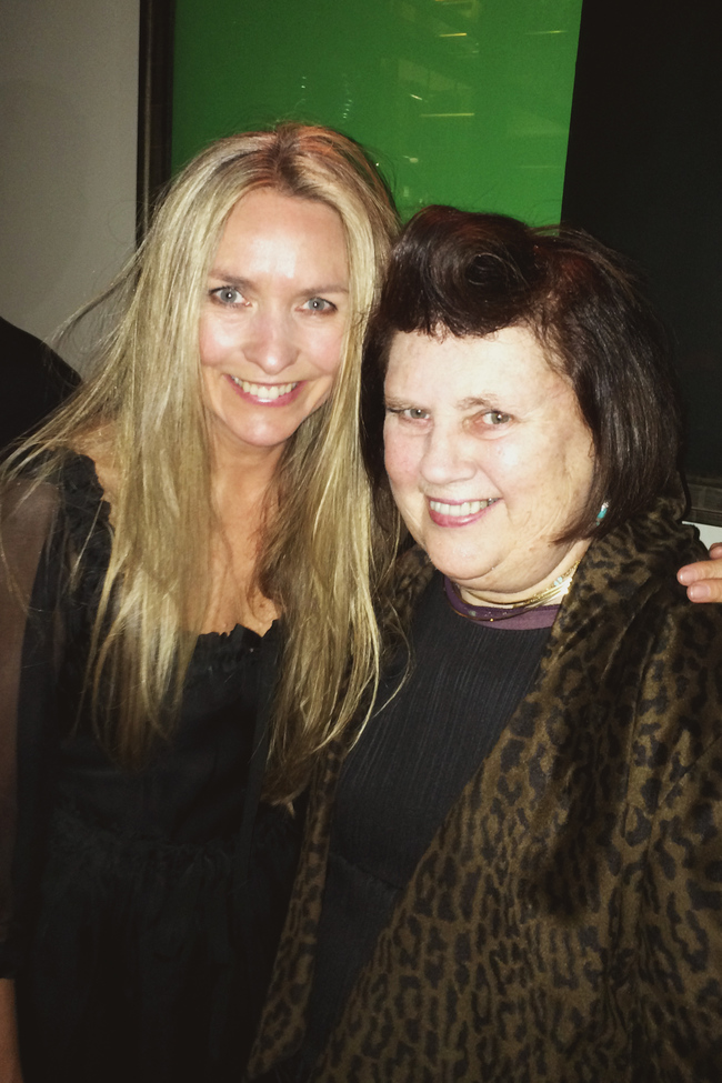 Suzy Menkes and Collette Dinnigan
