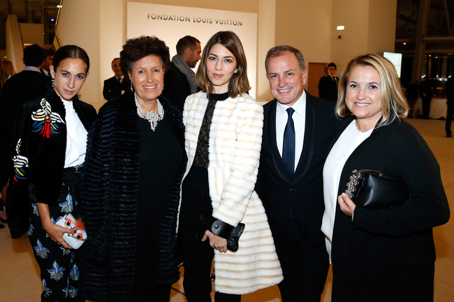 From left: Delfina Delettrez, Carla Fendi, Sofia Coppola, Louis Vuitton’s chairman and CEO Michael Burke, and Silvia Fendi