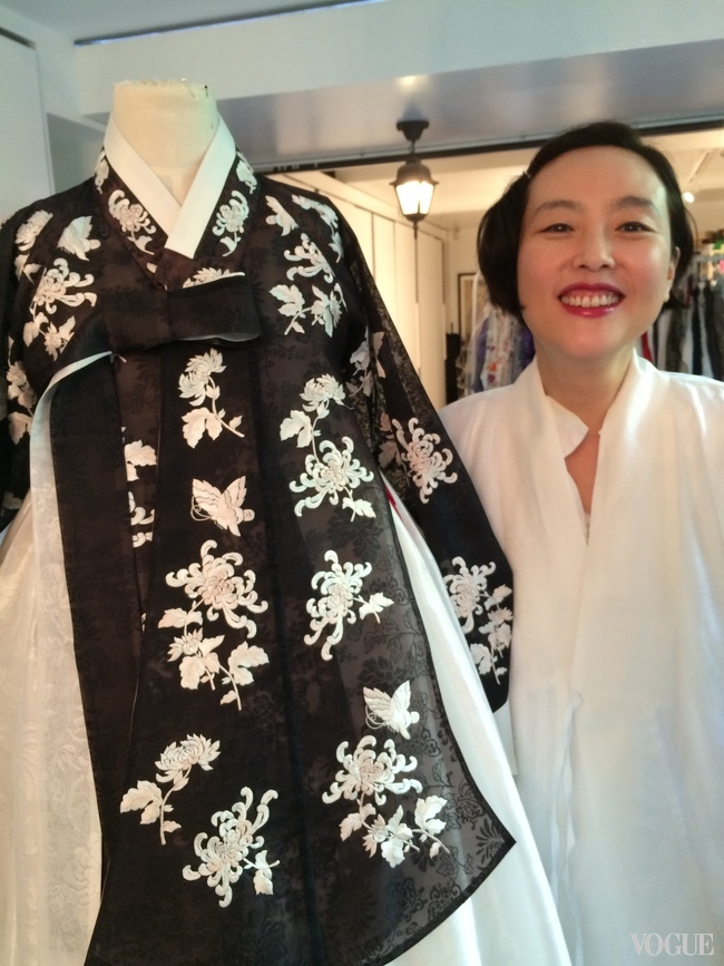 Kim Young-Jin designs traditional Hanbok dress