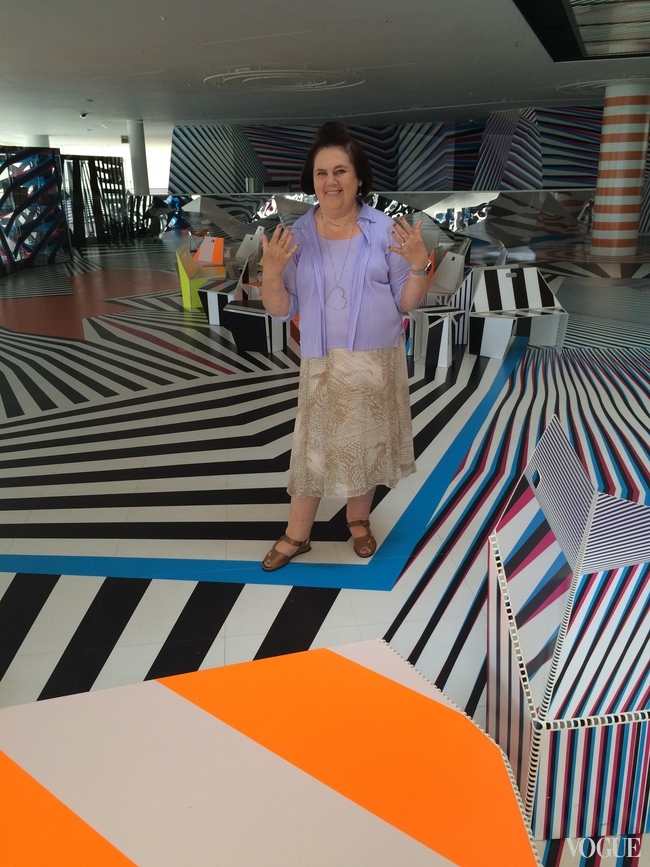 Suzy Menkes at the Leeum Samsung Museum of Art in Seoul
